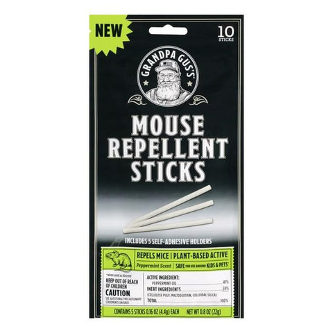 Grandpa Gus's pack of 10 sticks enables multi-space protection.