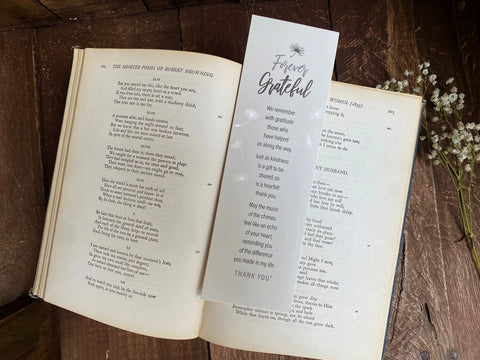 The Grandparent Gift Co. bottom sail engraved with Thank you adds a lasting message.