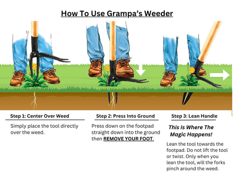 American-made Grampa's Weeder from the Pacific Northwest.