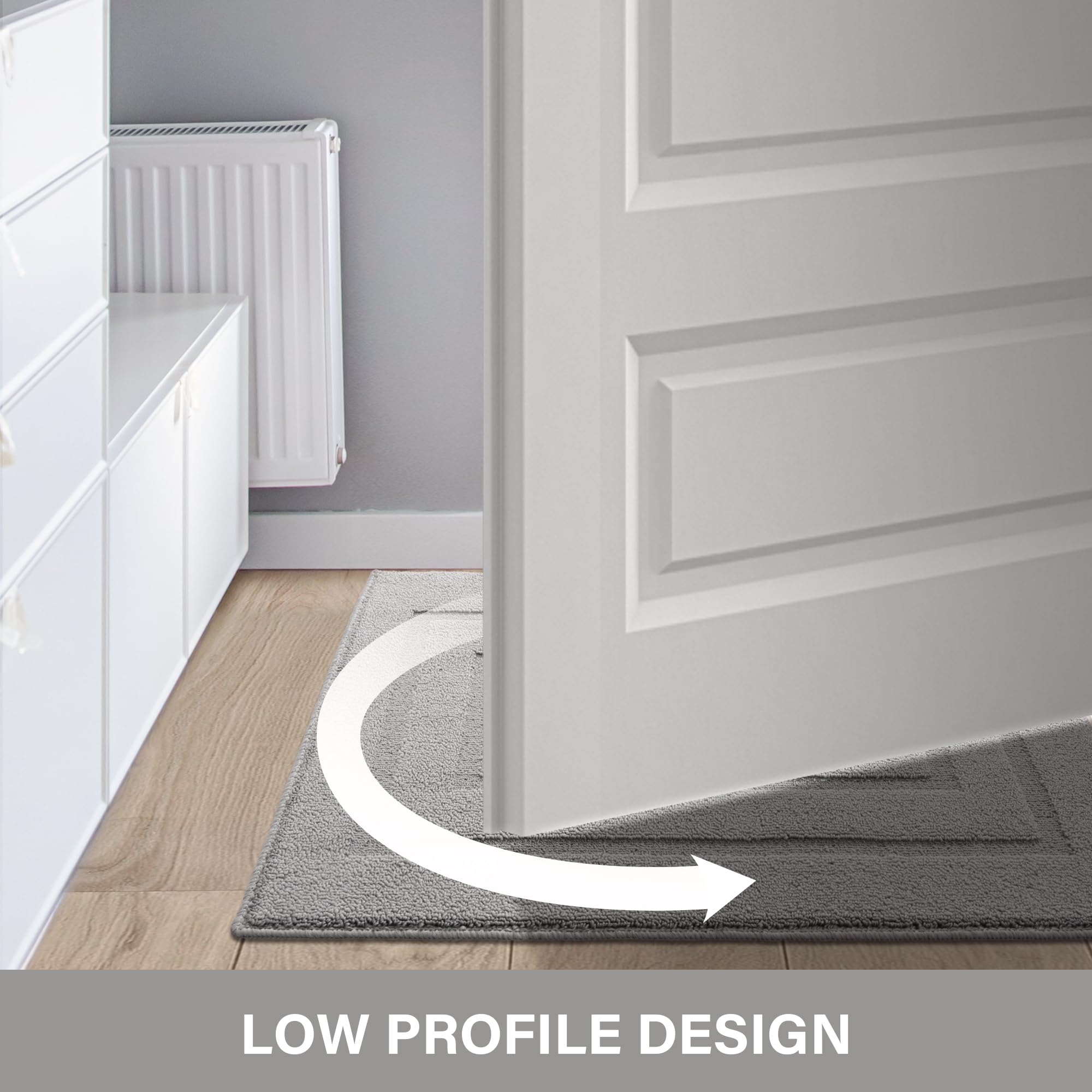 GRANNY SAYS mat placed in hallway for everyday use