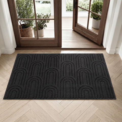GRANNY SAYS indoor doormat at front door traps dirt and moisture