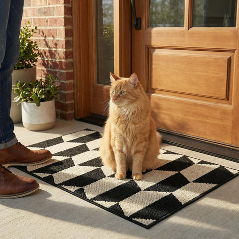 GRANNY SAYS pet-friendly mat suits homes with kids and animals.