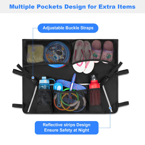 GRAOSO front-panel mesh pocket holds water bottles for quick access.