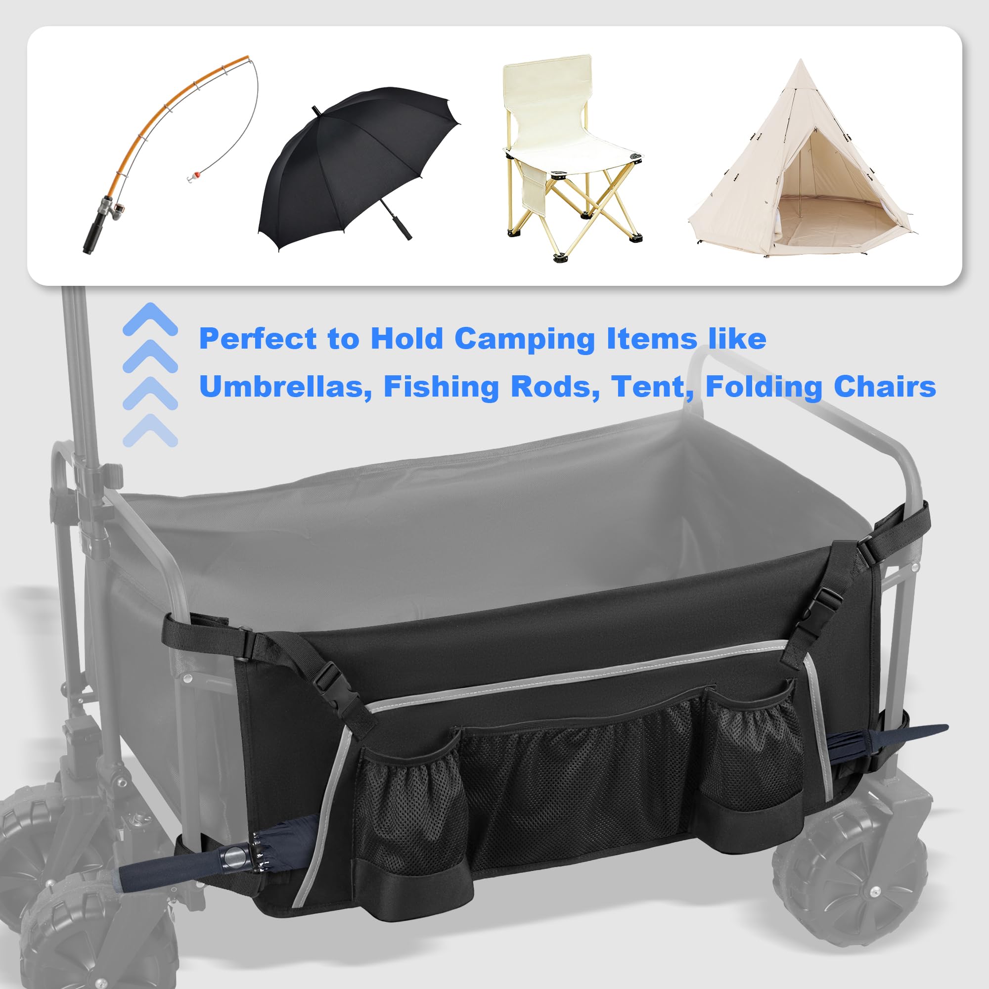 GRAOSO versatile outdoor accessory suitable for camping, beach, and garden tasks.