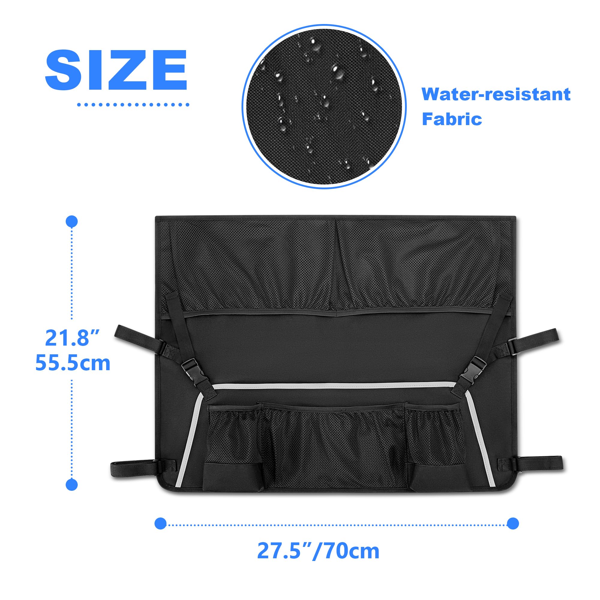GRAOSO reflective strip enhances safety in low light conditions.
