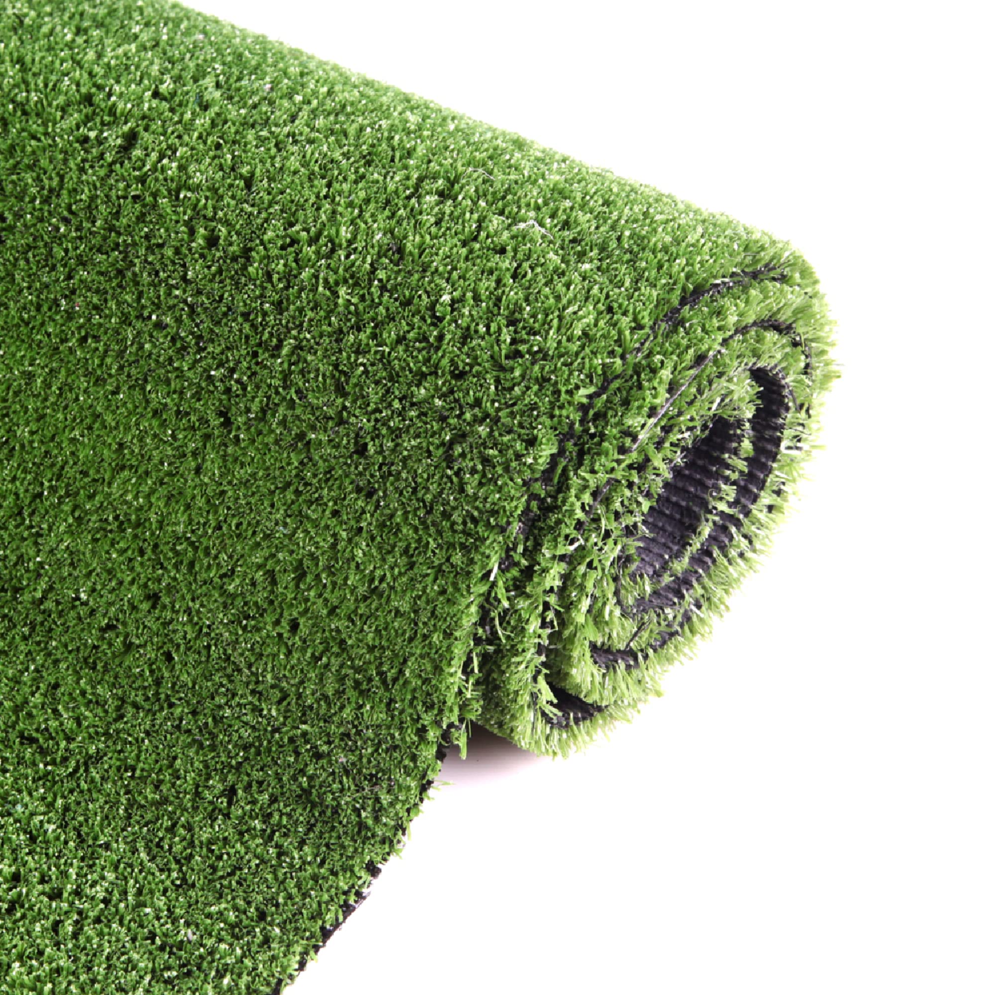Grass Express artificial grass 10x10 backyard party backdrop with vibrant greenery.