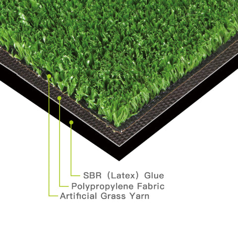 Grass Express artificial grass 10x10 dog-friendly turf for play.