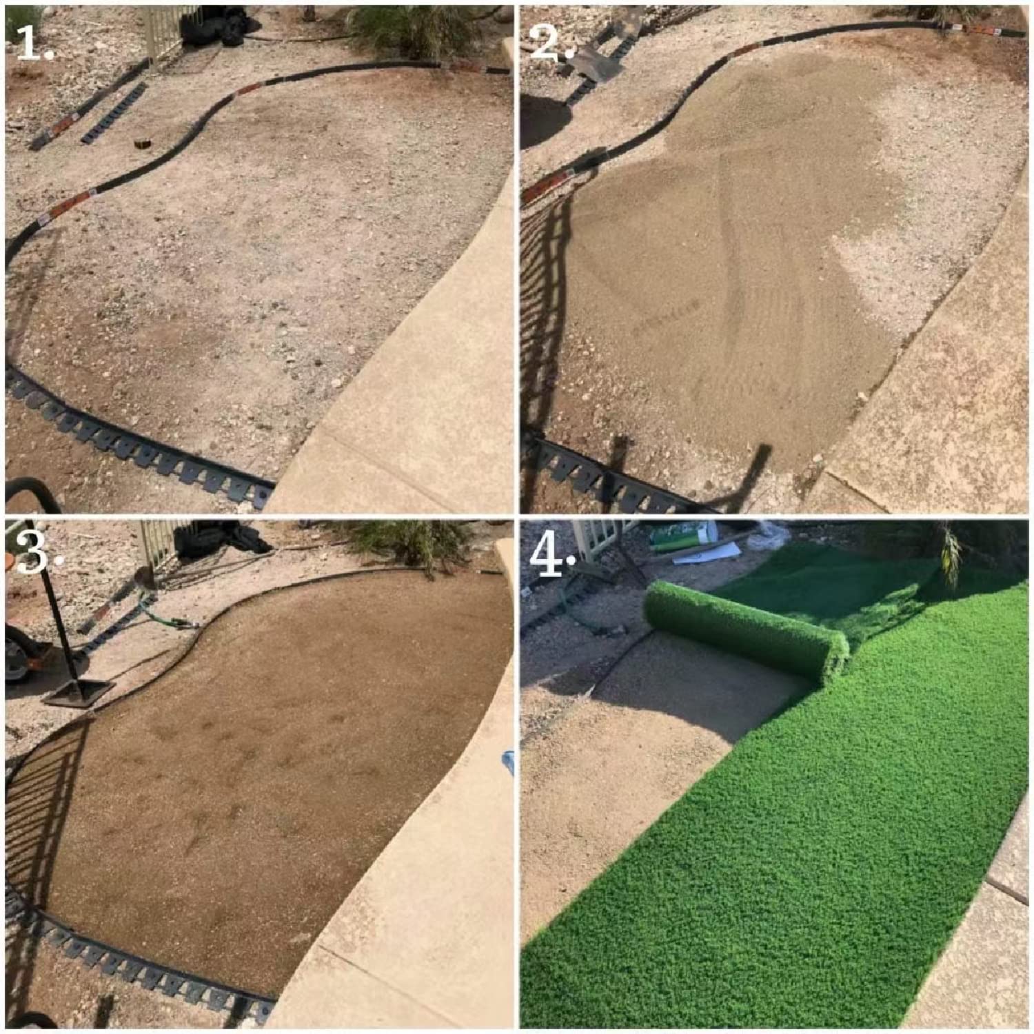 GRASS EXPRESS easy-install turf roll for quick, hassle-free setup.