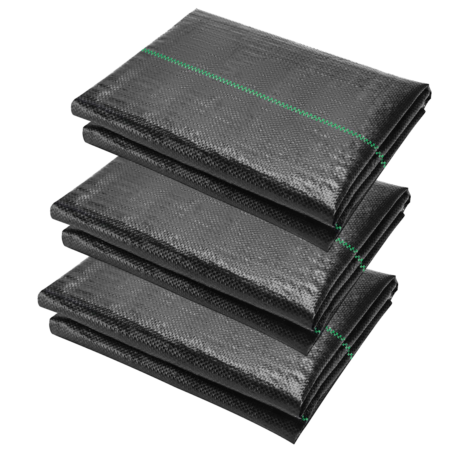 GRASSCLUB weed barrier fabric 5x10ft pack for weed-free, breathable garden beds