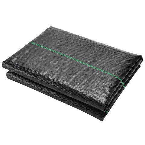 GRASSCLUB weed barrier fabric close-up weave showing durable construction for weed suppression