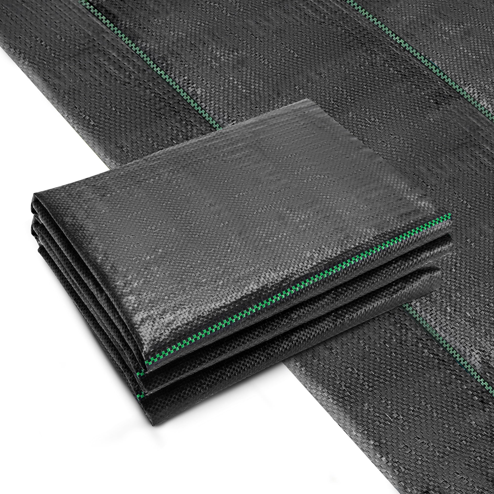 GRASSCLUB weed barrier roll laid on soil surface provides durable weed suppression