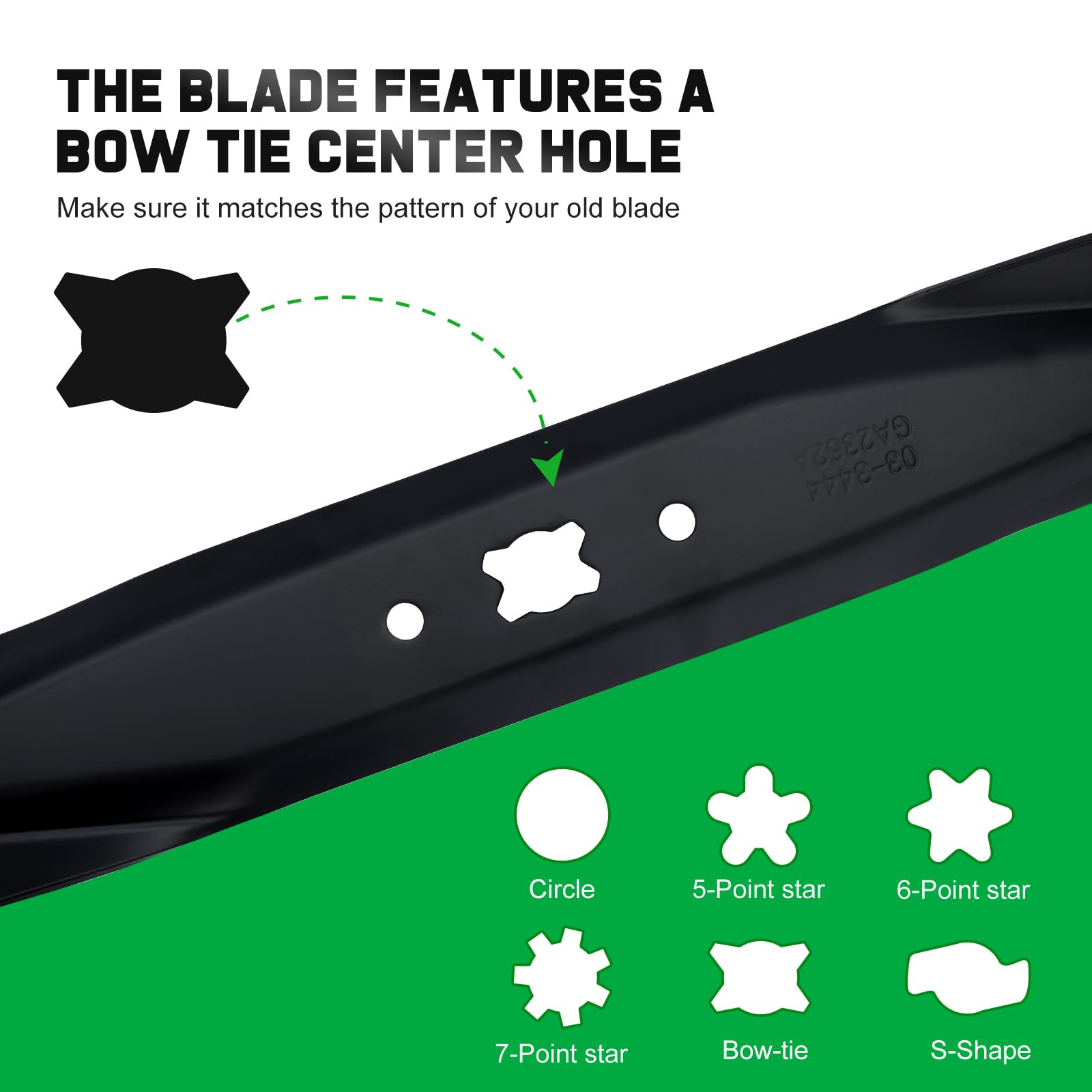 Grasscool 21-inch blade delivering a clean, uniform cut
