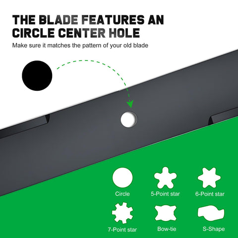 Grasscool 601124 blades, three-pack for versatile mower setups