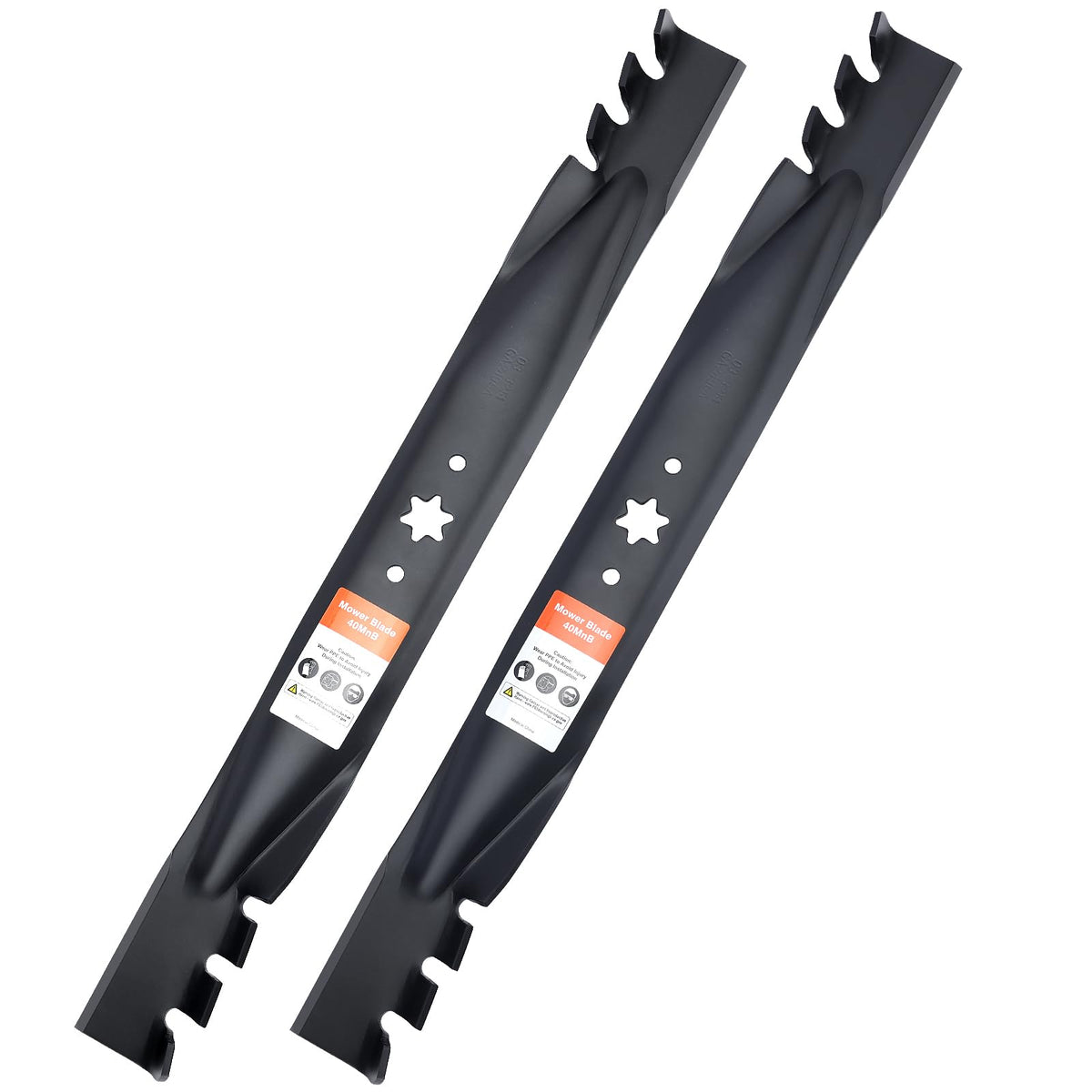 Grasscool 942-04290 mulching blades with 6-star pattern for Cub Cadet 46 inch deck, designed for mulching