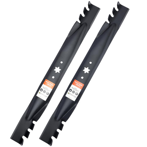 Grasscool 942-04290 mulching blades with 6-star pattern for Cub Cadet 46 inch deck, designed for mulching