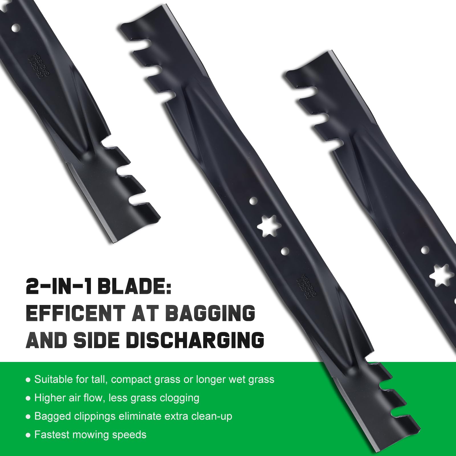 Grasscool 942-04308X 42 inch deck fit for popular riding mowers and zero turn models.
