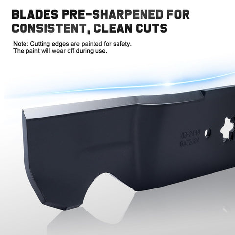 Grasscool 942-0677B replacement blade for 54-deck mowers simplifies compatibility