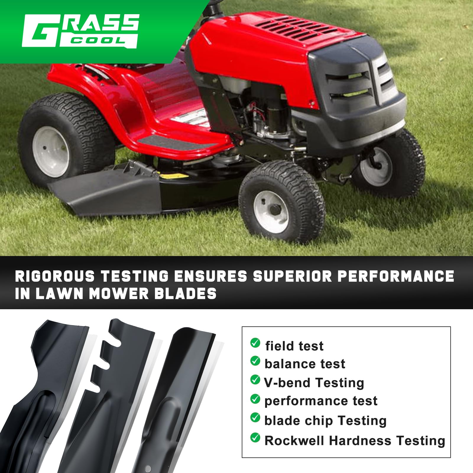 Grasscool 942-0610A two-blade pack for reliable replacement.