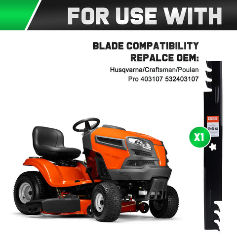 Grasscool 532403107 blade fit improves mowing performance on compatible models.