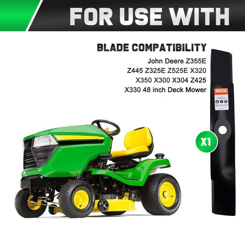 Grasscool blade length 17-1/8 inches for precise mowing.