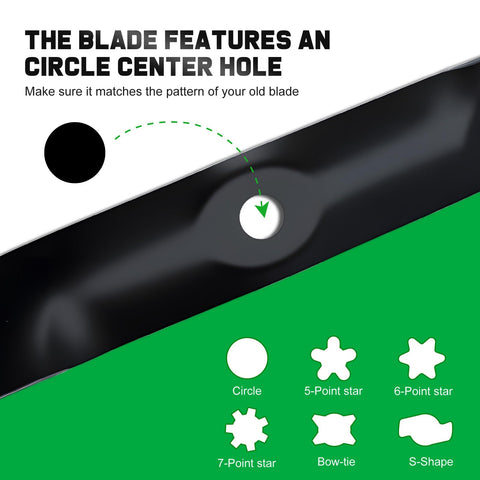 Grasscool blade thickness 0.1875 inch for sturdy mowing performance.