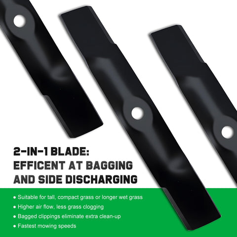 Grasscool center hole 13/16 inch for stable mounting.