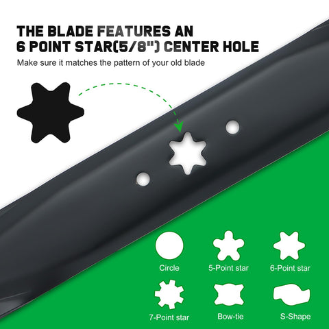 Grasscool Cub Cadet XT1 XT2 compatible blades for 46 inch decks