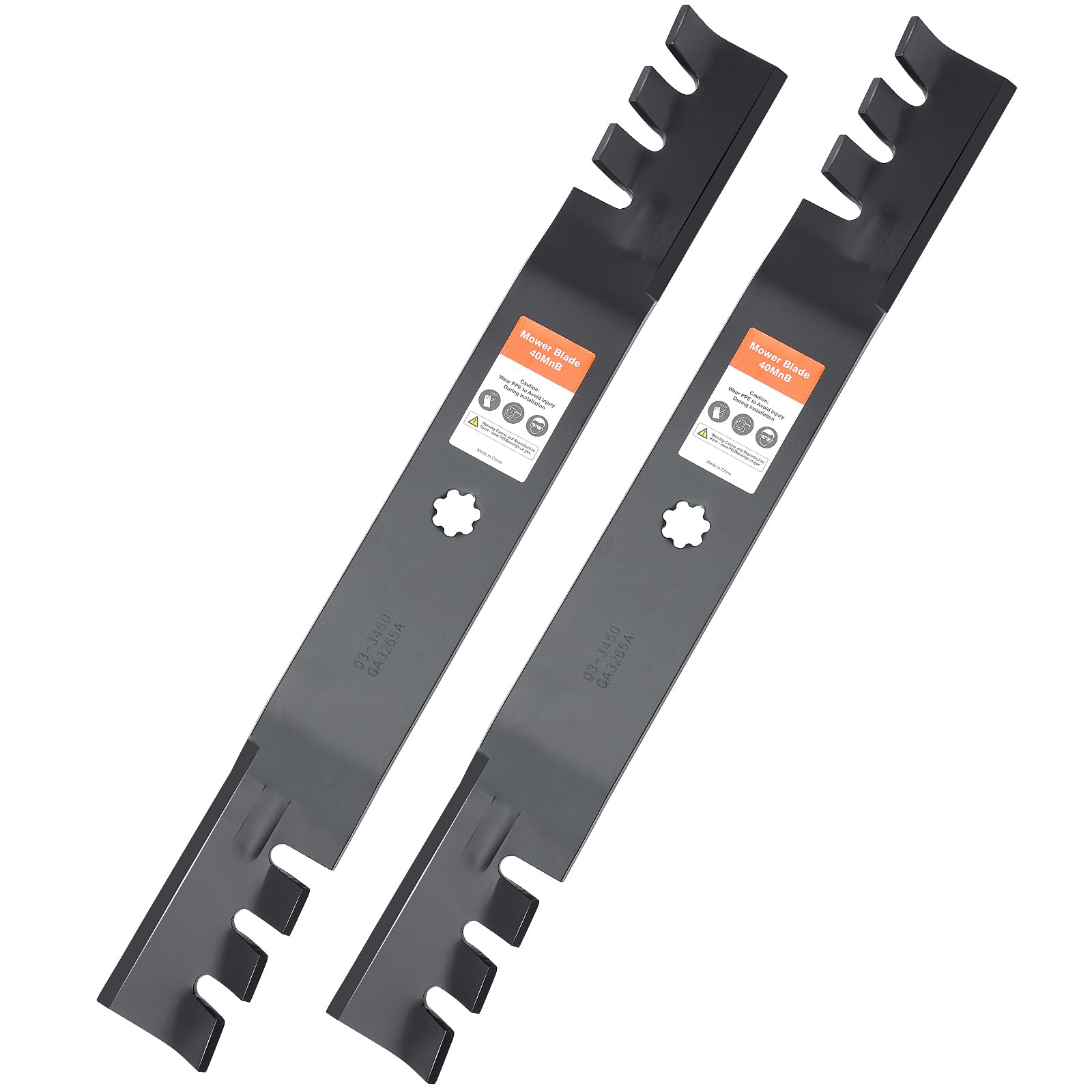 Grasscool GY20850 blade with 7-star pattern for precise fit and efficient mulching