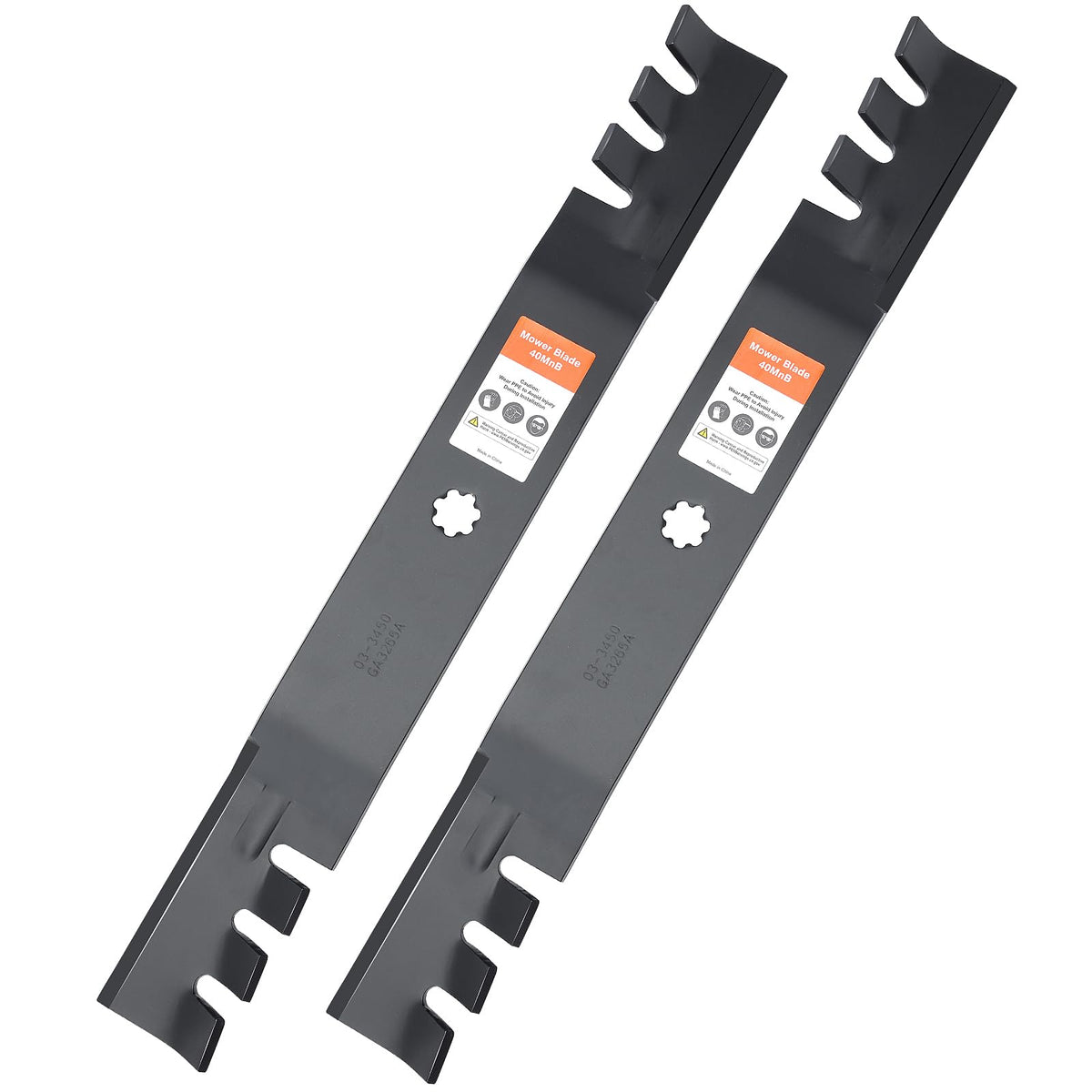 Grasscool GY20850 blade with 7-star pattern for precise fit and efficient mulching