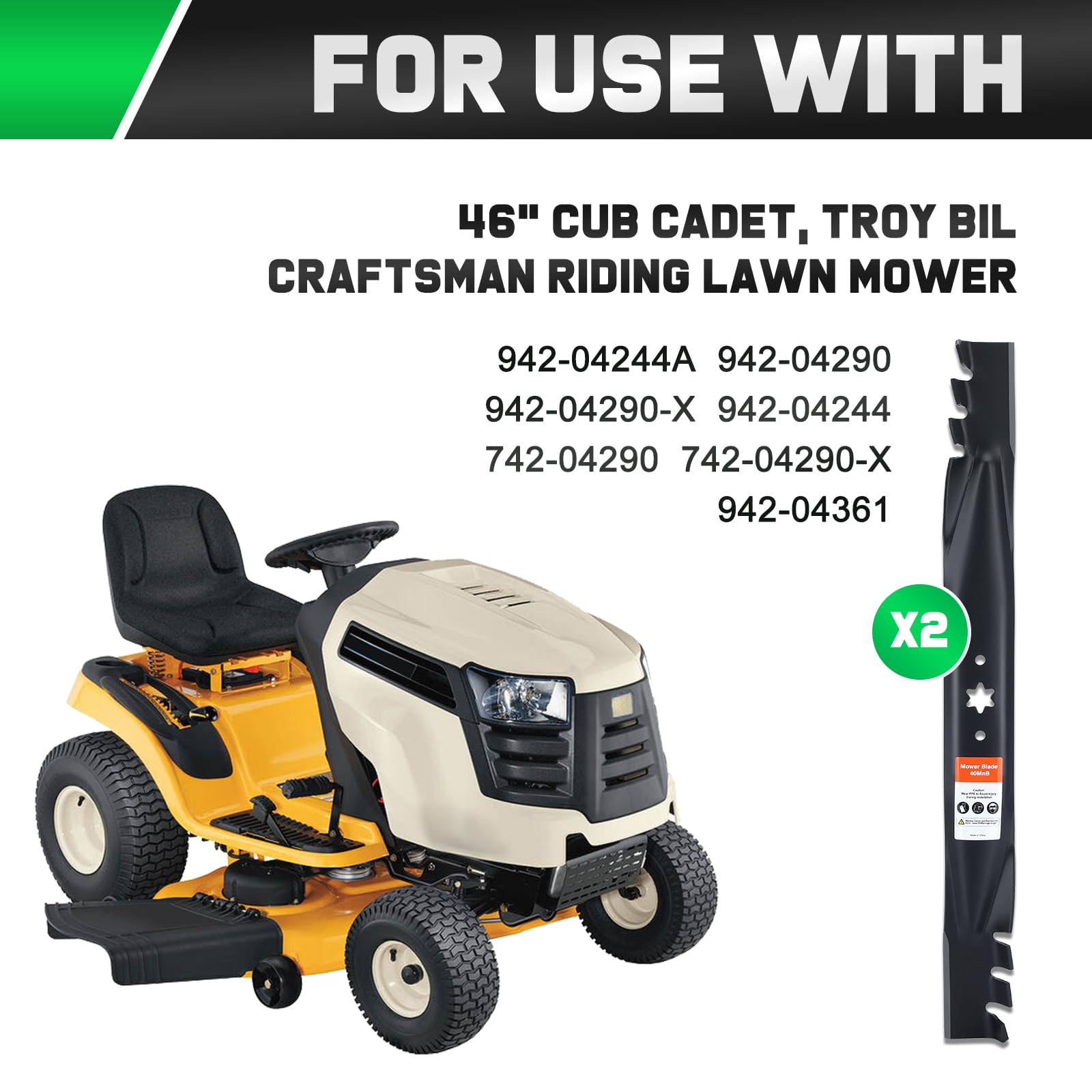Grasscool high lift blade improves bagging capacity during mowing