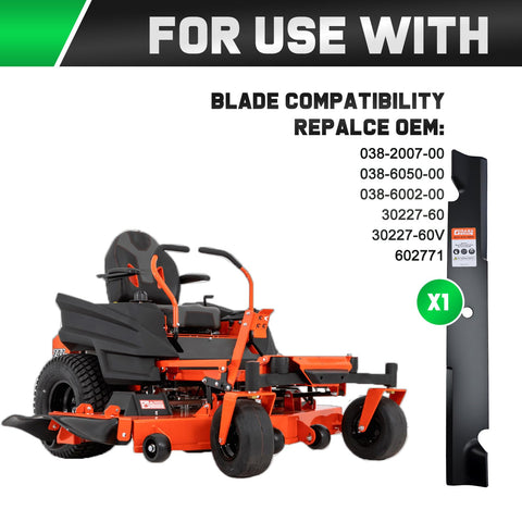 Grasscool high-lift blade delivers strong airflow for fast mowing