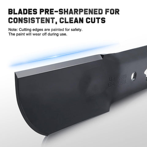 Grasscool High-Lift blades aid bagging and collection efficiency.