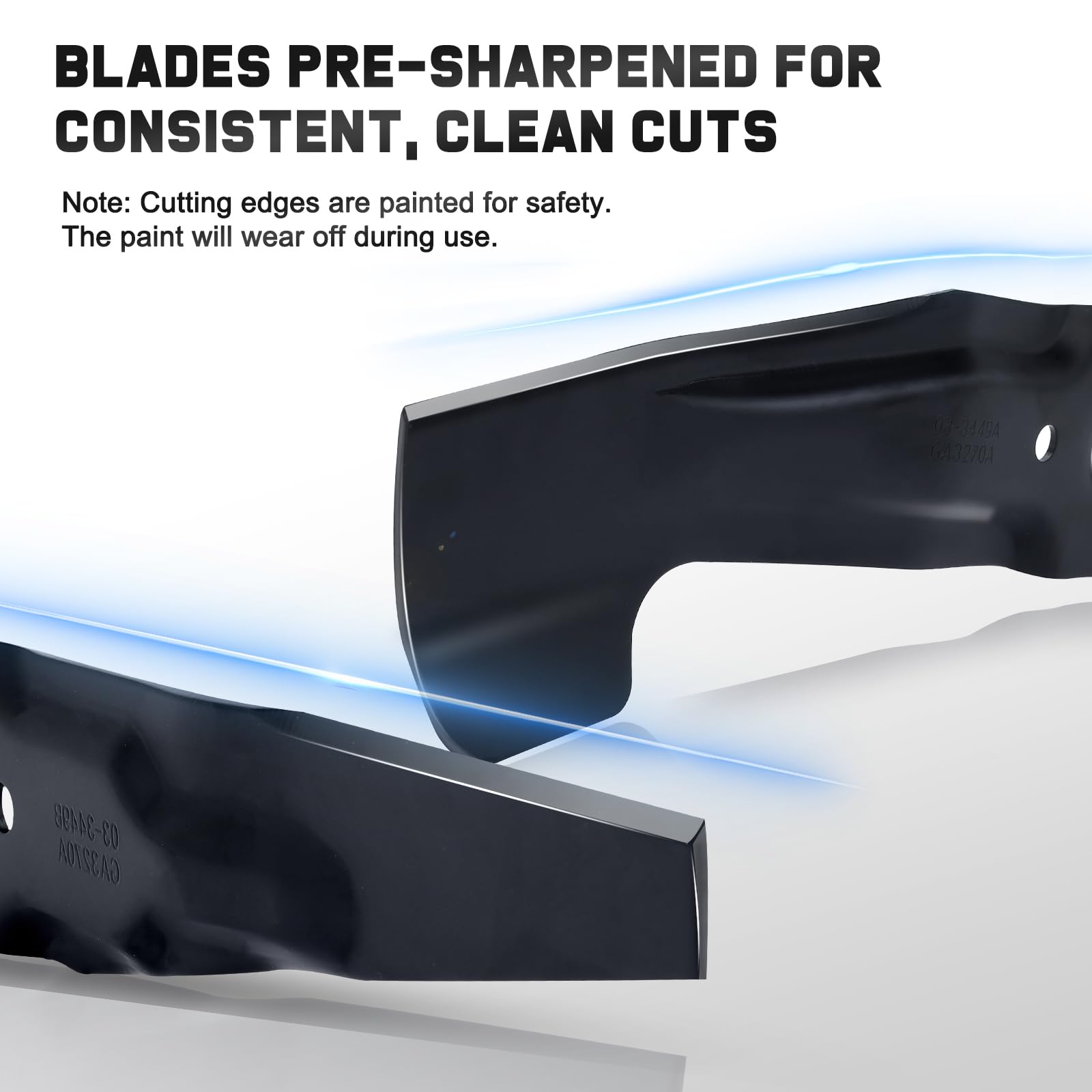 Grasscool HRR2169VKA blade-performance-closeup highlights sharp mulching edges.