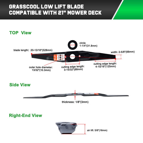 Grasscool HRR2169VKA debris-cutting-edges optimize grass clipping consistency.