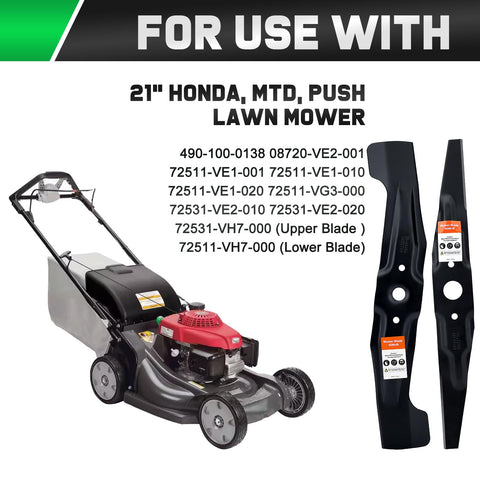 Grasscool HRR2169VKA upper blade improves cutting performance and balance.