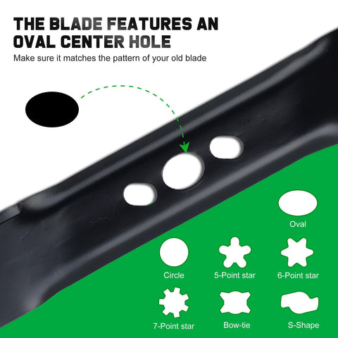 Grasscool installation-ready blade image conveys straightforward replacement process.