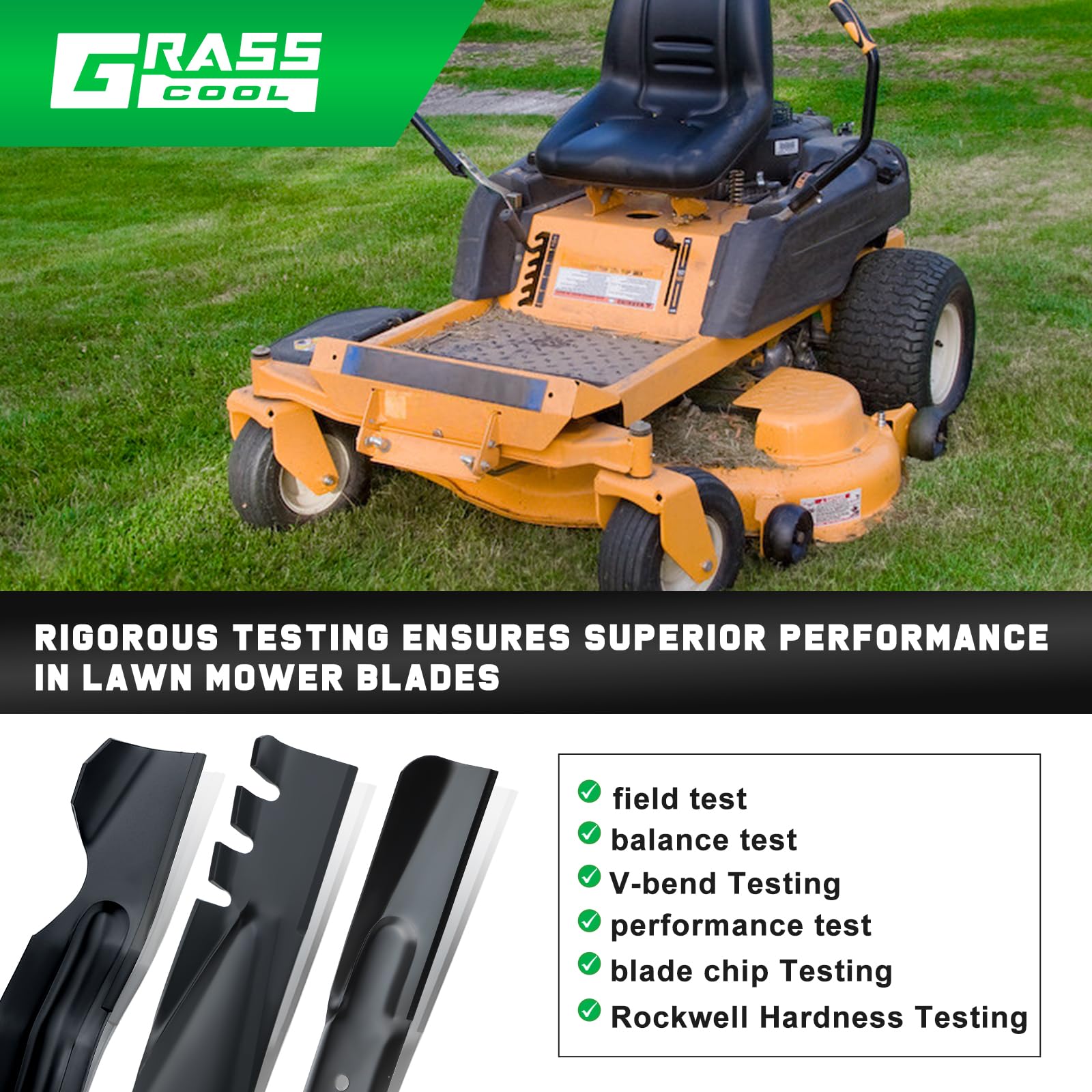 Grasscool installation guide shot illustrates easy setup with edge protection