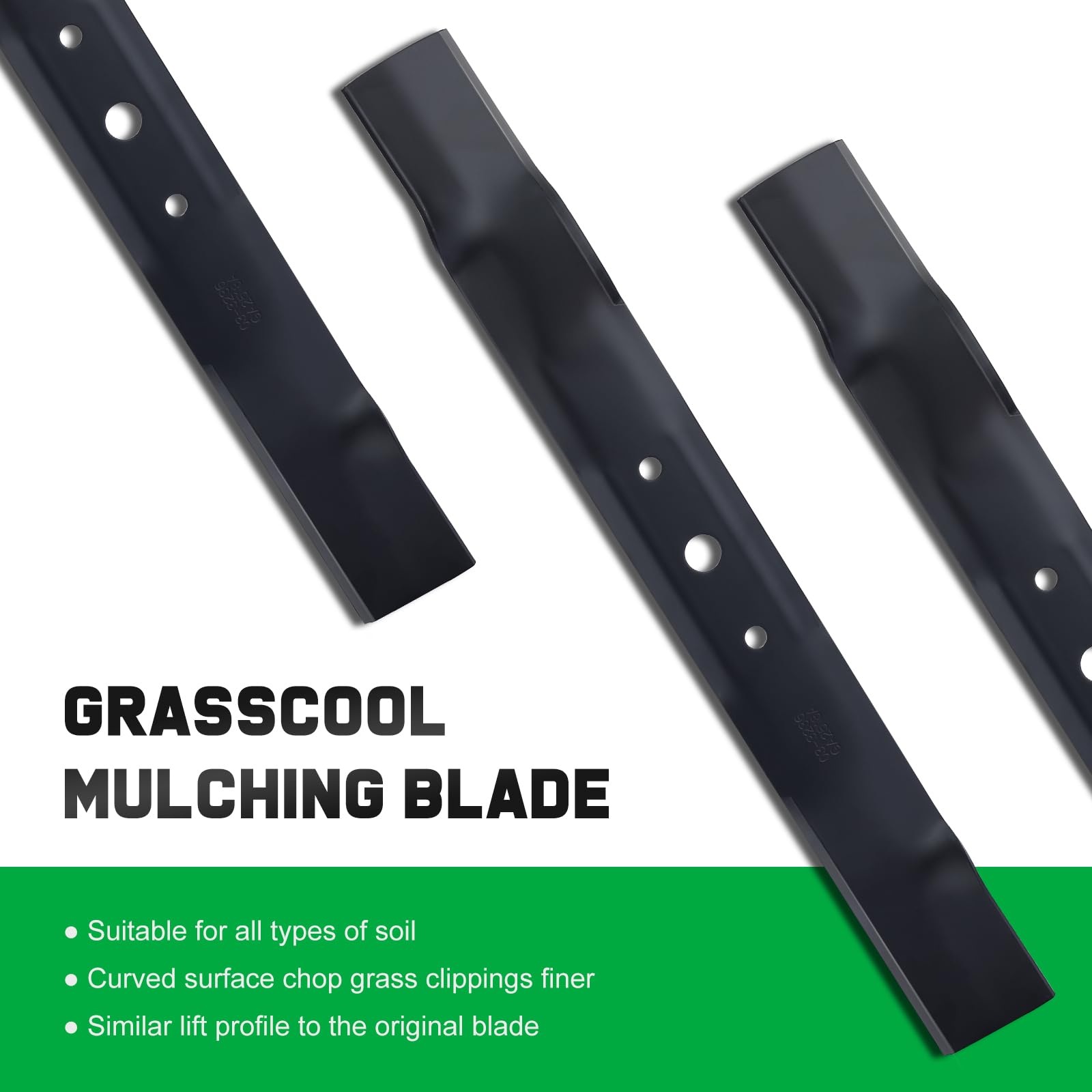 Grasscool L111 blade undergoing balance and hardness tests for consistency.