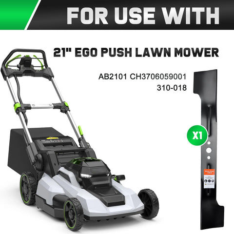 Grasscool blade installed on an EGO mower for clean, efficient cuts.