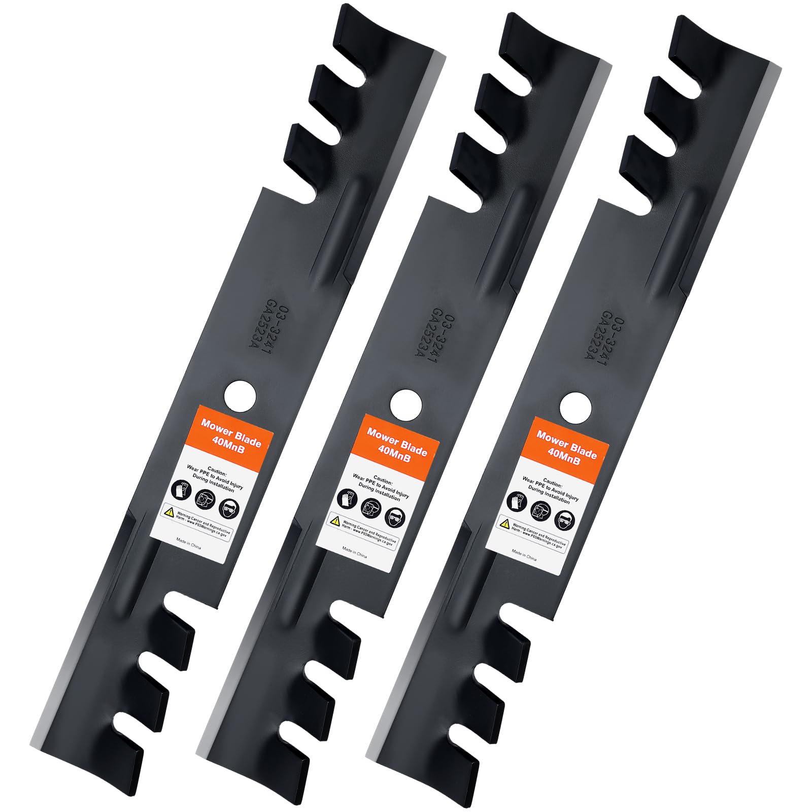 Grasscool mulching blades for Bad Boy ZT Elite 48 deck deliver a precise cut and durable build.