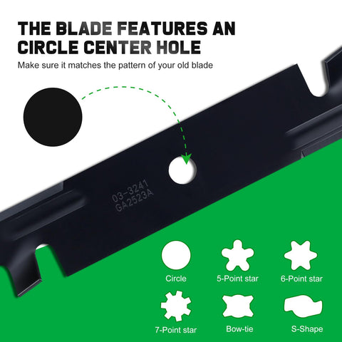 Grasscool mulching blades for Scag 481706 48-deck optimize clipping distribution.
