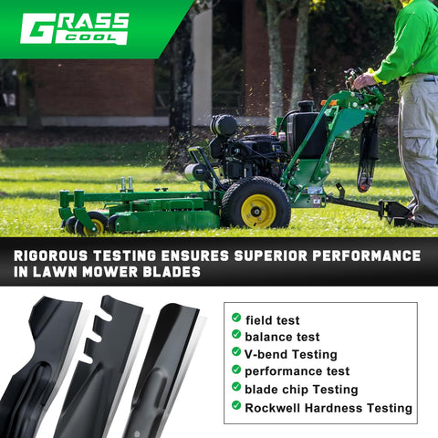 Grasscool mulching blades for Snapper 48 deck deliver consistent performance.