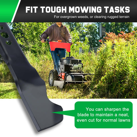 Grasscool oval-hole detail aids secure mounting for safe operation.