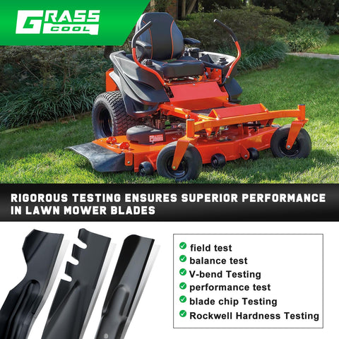 Grasscool three-blades-pack ready for reliable, ready-to-install replacement