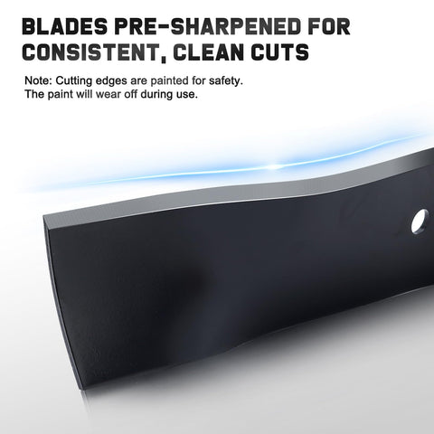 Grasscool blade with protective paint guards during handling.