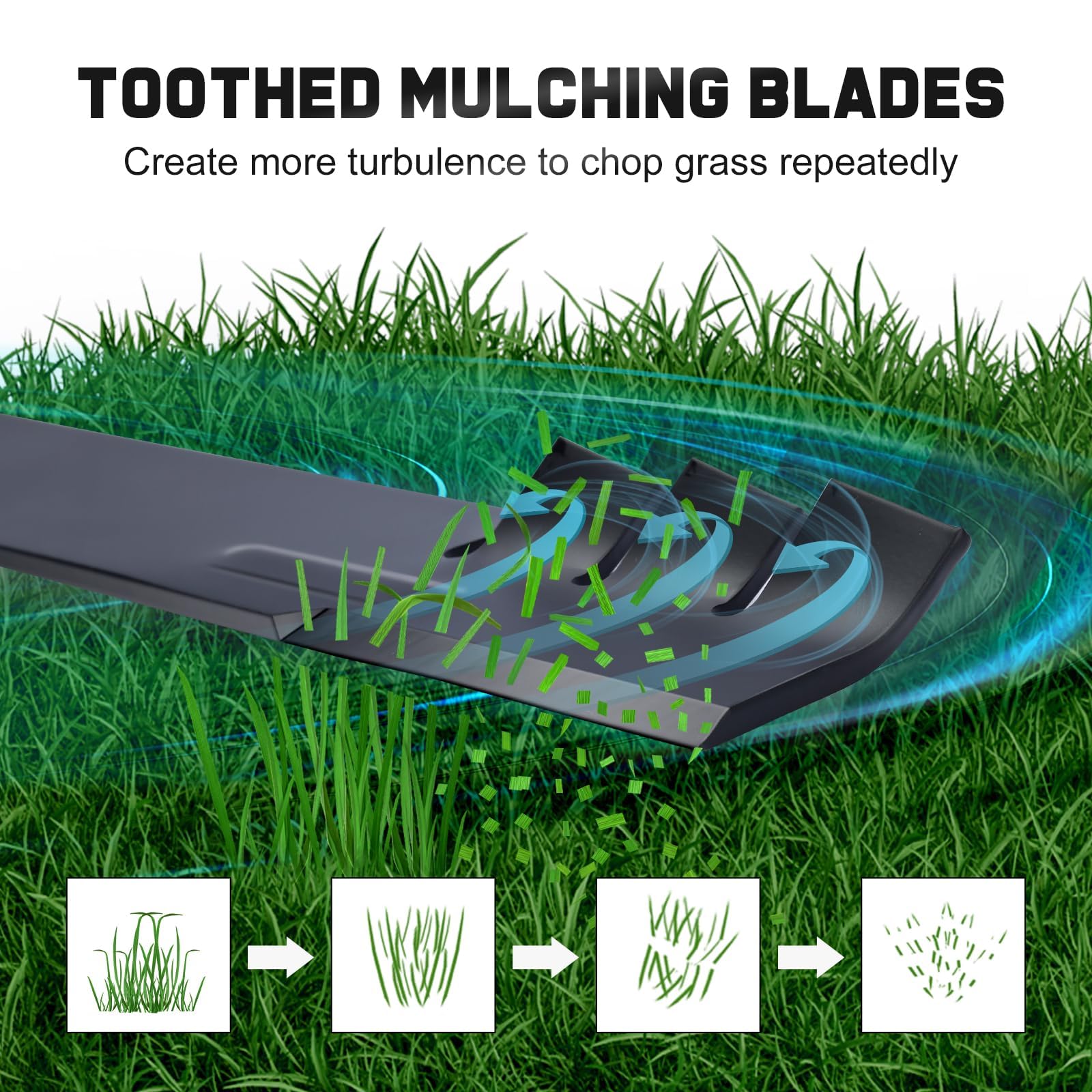 Grasscool painted edges resist rust and protect hands during installation