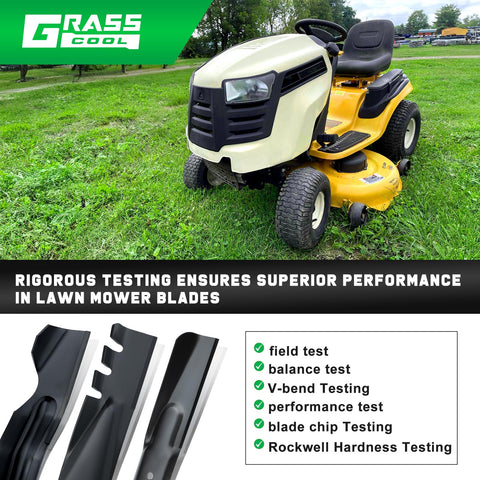 Grasscool rust-protective coating that wears with use during mowing.
