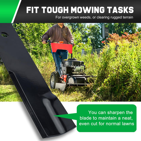 Grasscool rust-resistant coating protects blades during mowing.