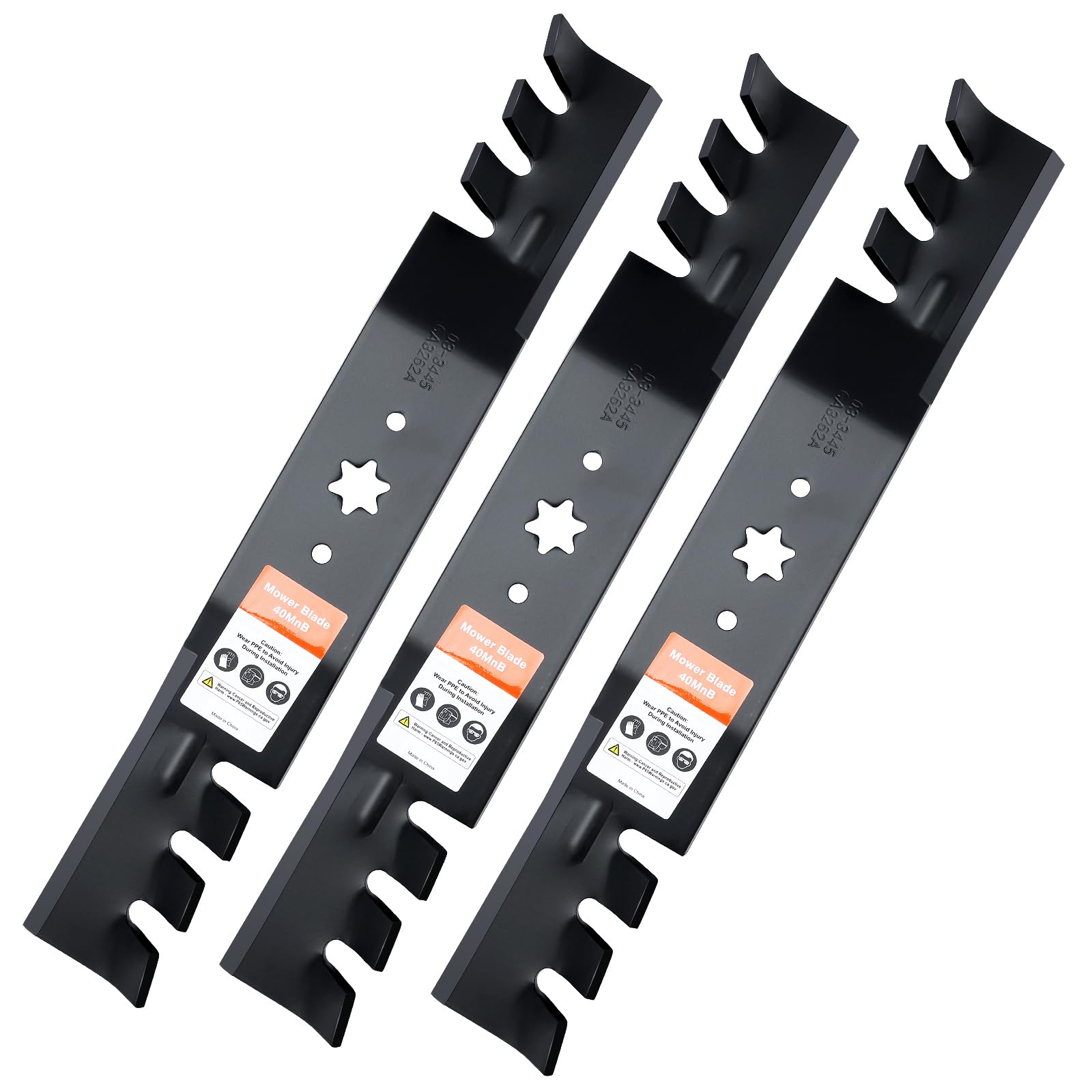 Grasscool RZT50 mulch blades pack for 50-inch decks optimize mulching