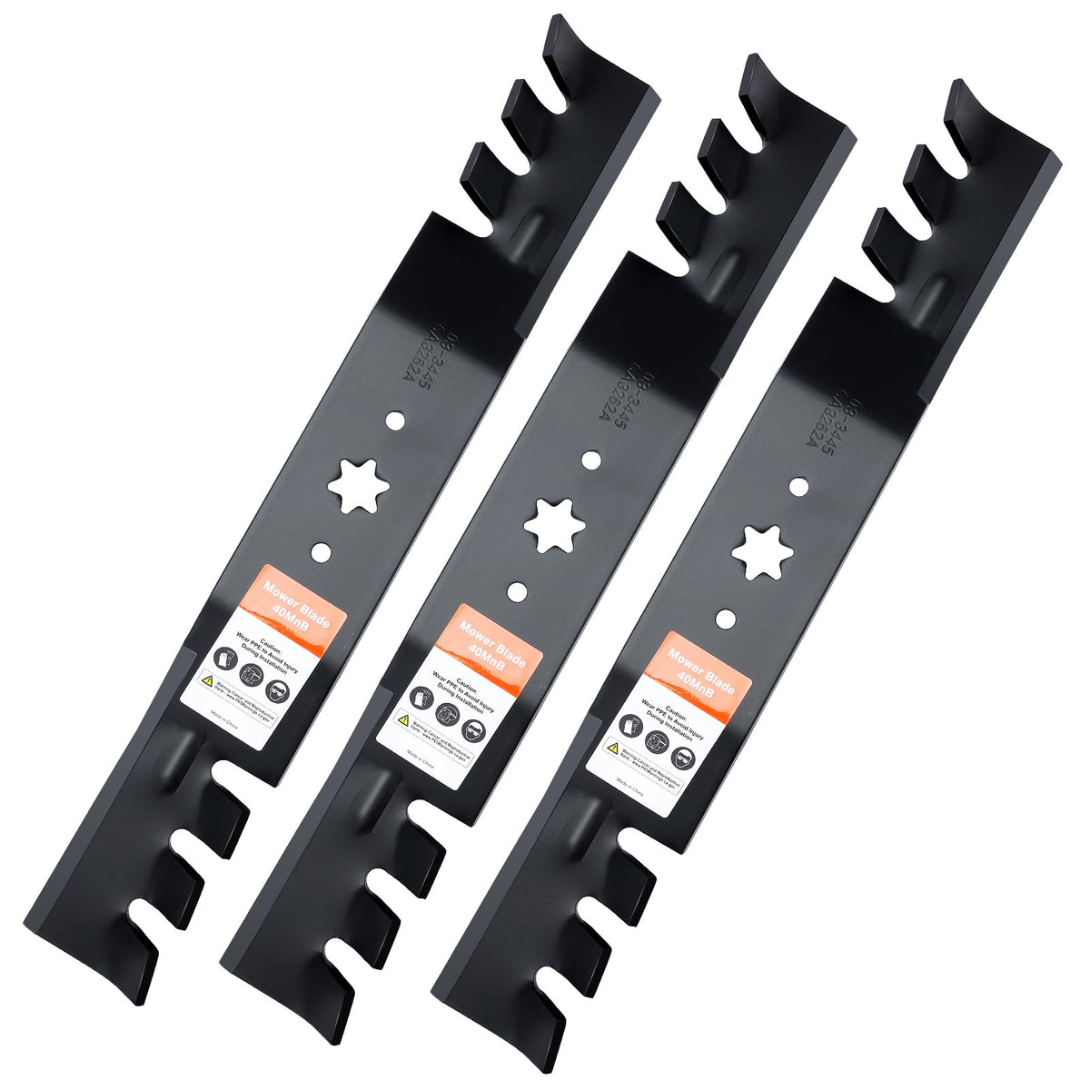 Grasscool RZT50 mulch blades pack for 50-inch decks optimize mulching
